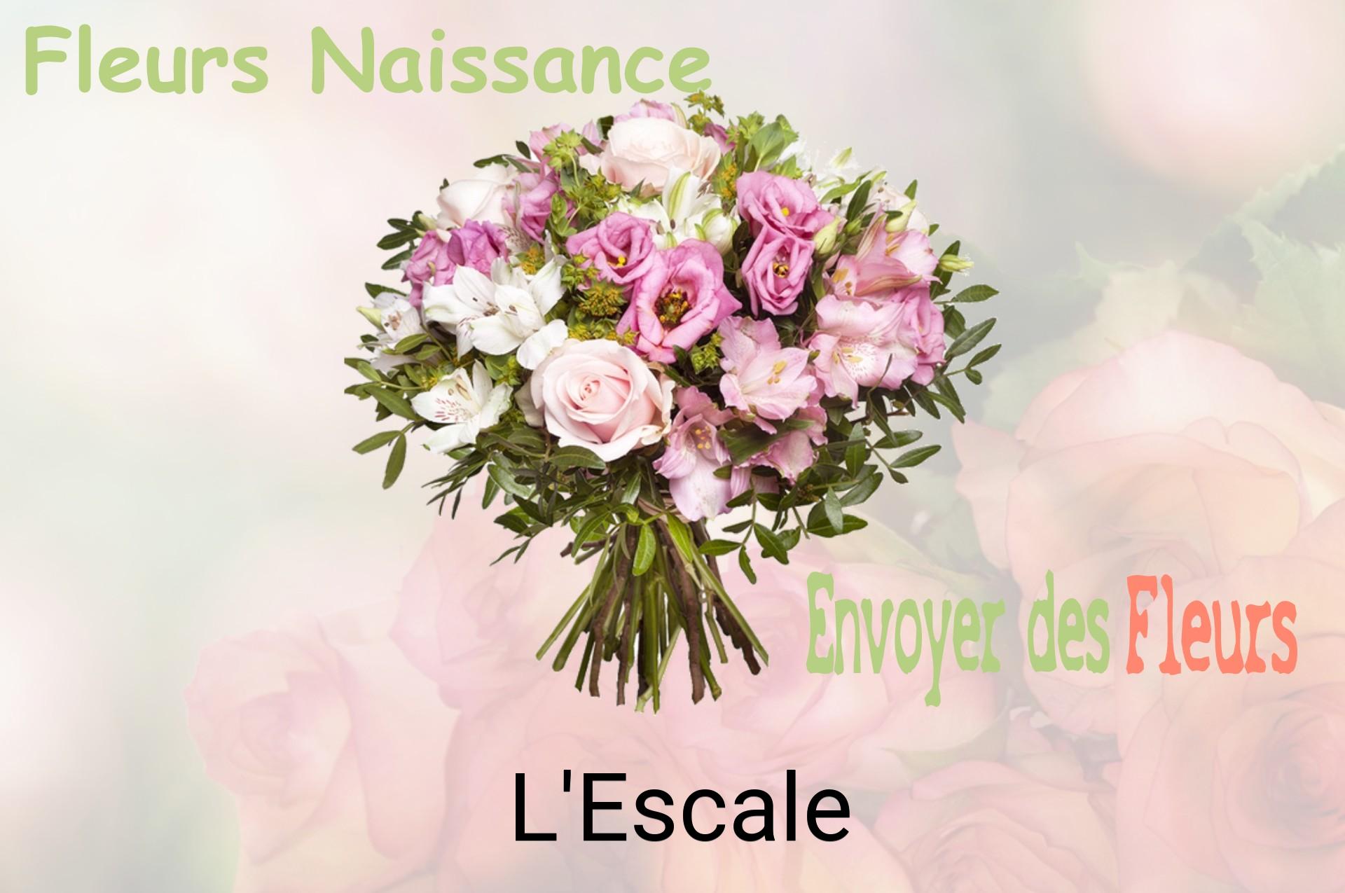 Bouquet de fleurs de naissance livré à L'Escale
